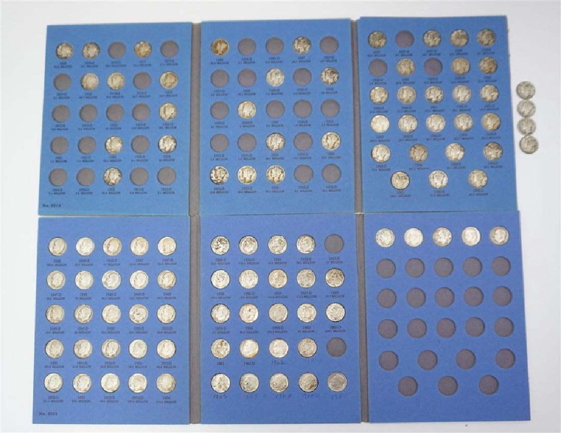 2 BOOKS MERCURY & ROOSEVELT DIMES (1 of 6)