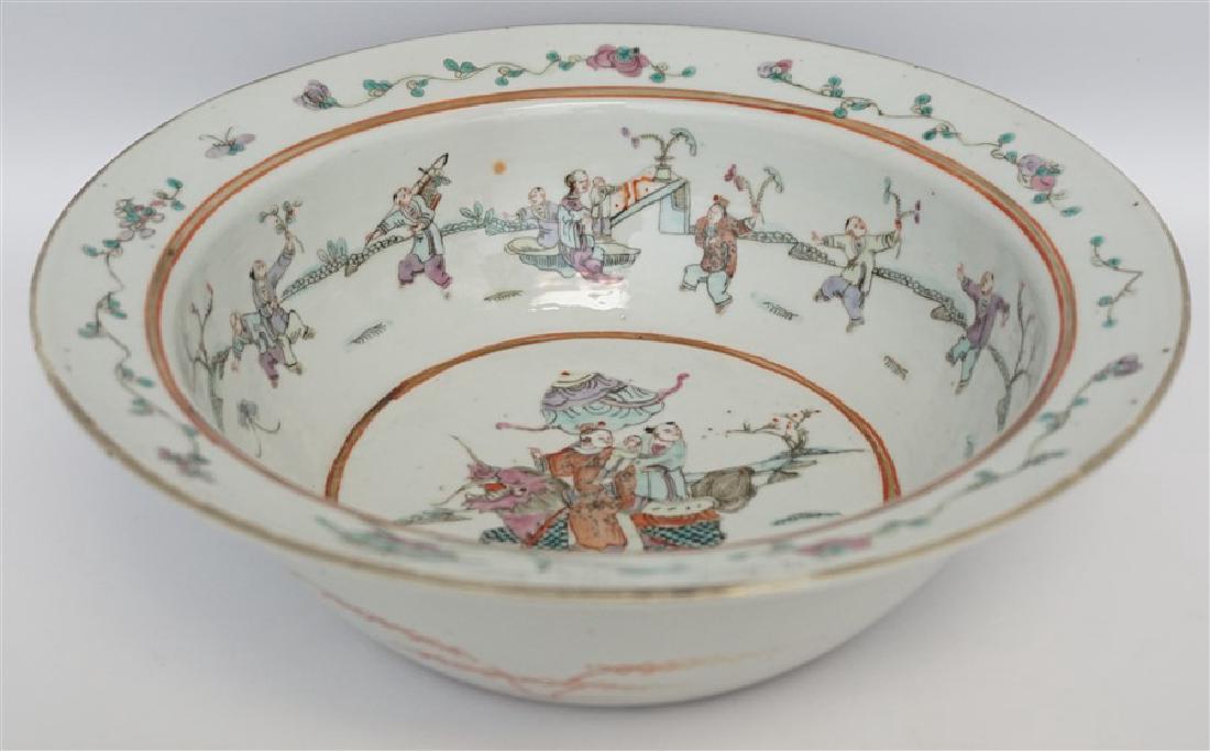CHINESE QING DYNASTY EXPORT BOWL - CHI-LIN (1 of 11)