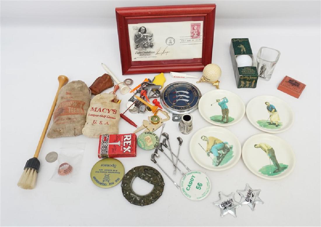 LARGE LOT VINTAGE RETRO GOLF COLLECTIBLES (1 of 5)
