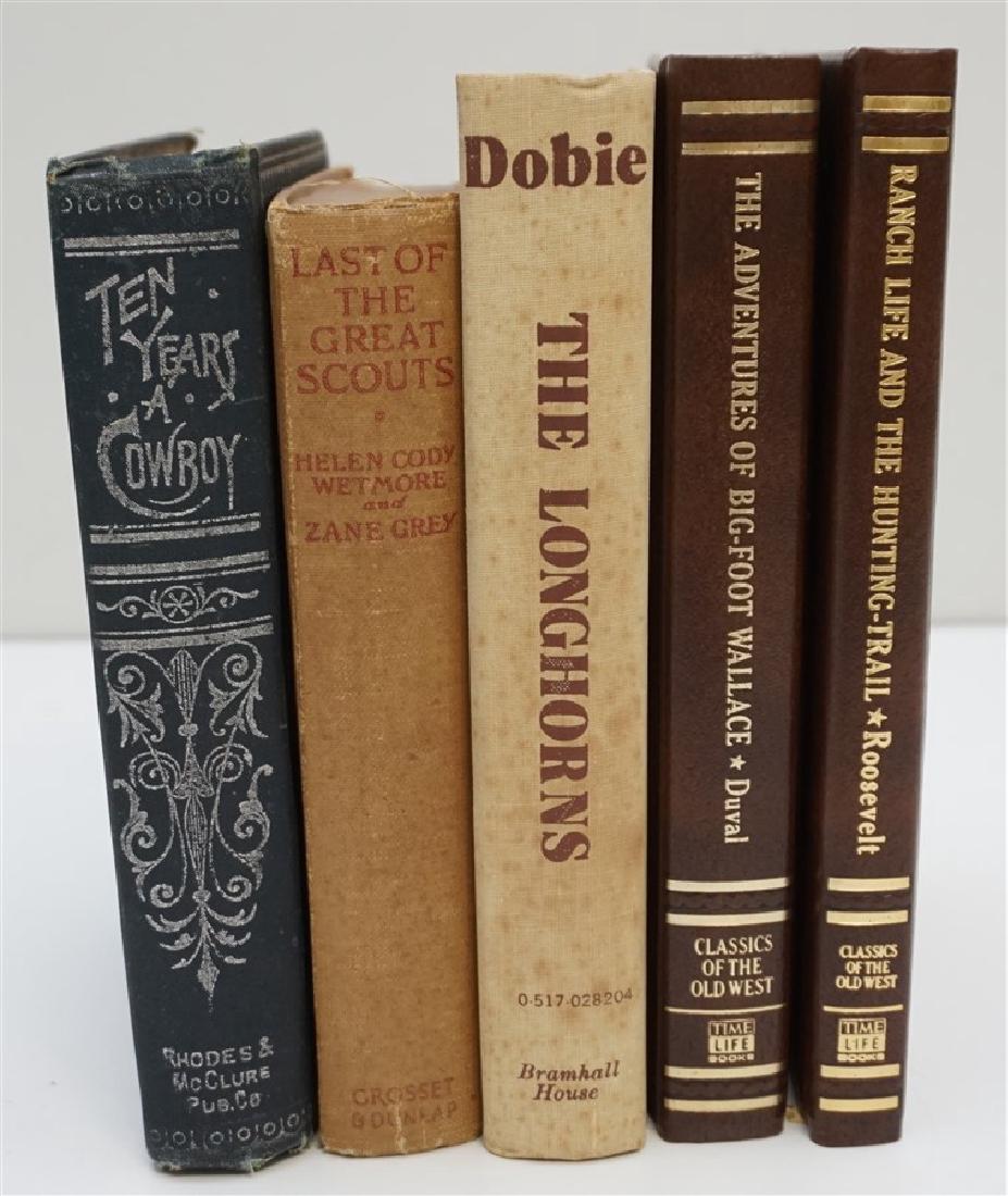 5 ANTIQUE/VINTAGE COWBOY WESTERN BOOKS (1 of 4)