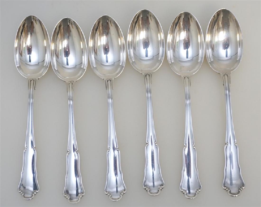 6 BUCCELLATI SAVOY STERLING SPOONS (1 of 6)