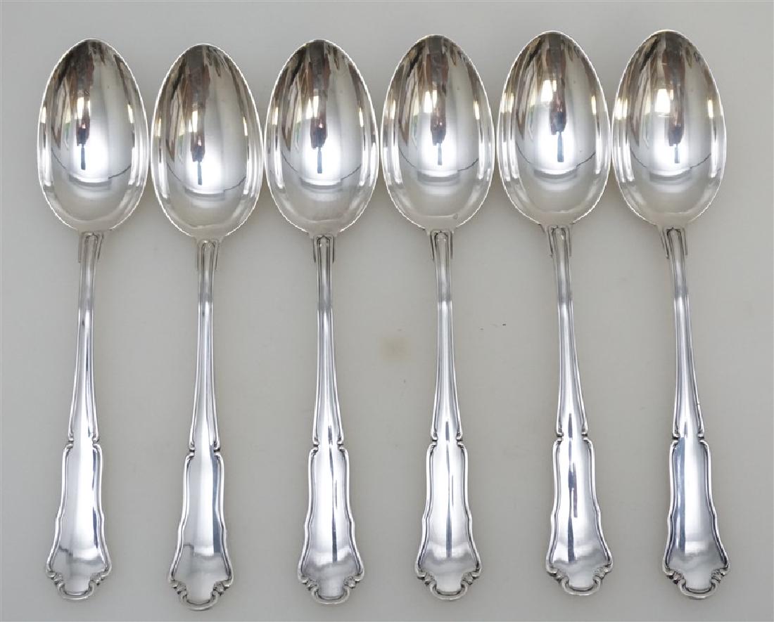 6 BUCCELLATI SAVOY STERLING SPOONS (1 of 6)