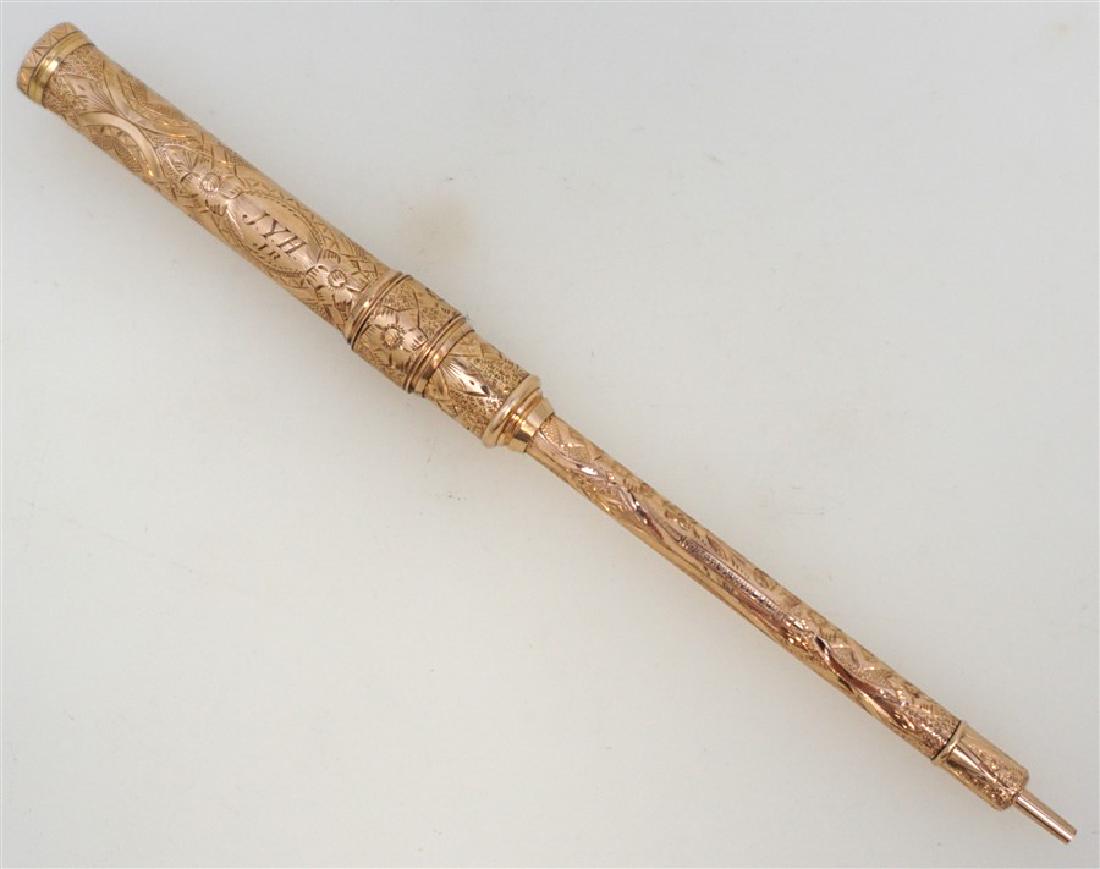 14k BAILEY BANKS & BIDDLE RETRACTABLE PENCIL (1 of 10)