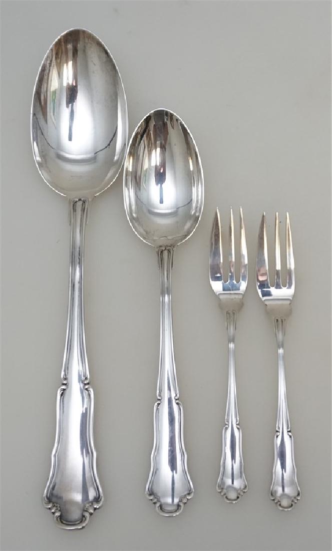 4 pc BUCCELLATI SAVOY STERLING RICE / DRESSING SPOON + (1 of 6)