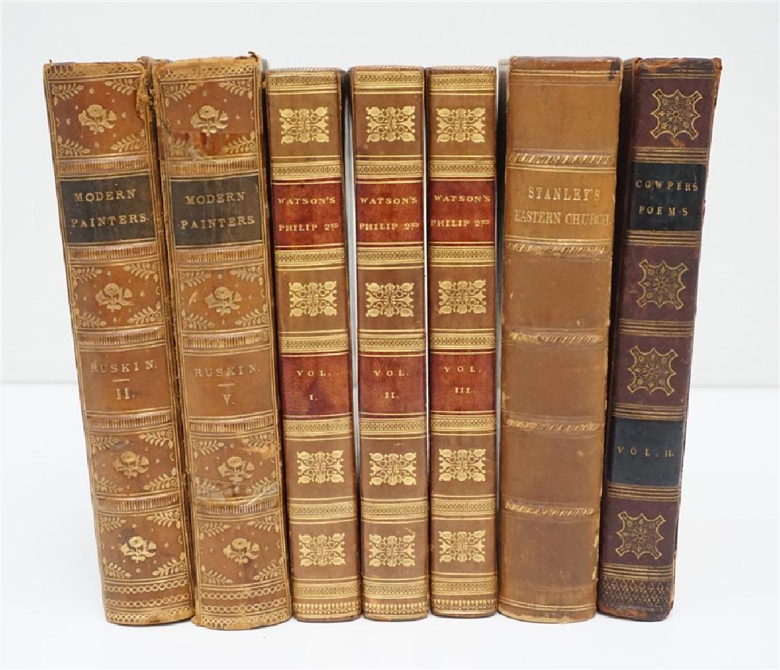 7 ANTIQUE BOOKS - COWPER + (1 of 12)