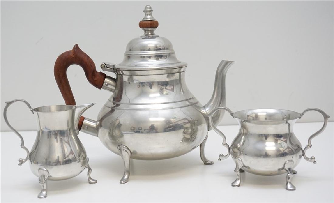 3 PC WILLIAMSBURG STIEFF PEWTER COFFEE (1 of 6)