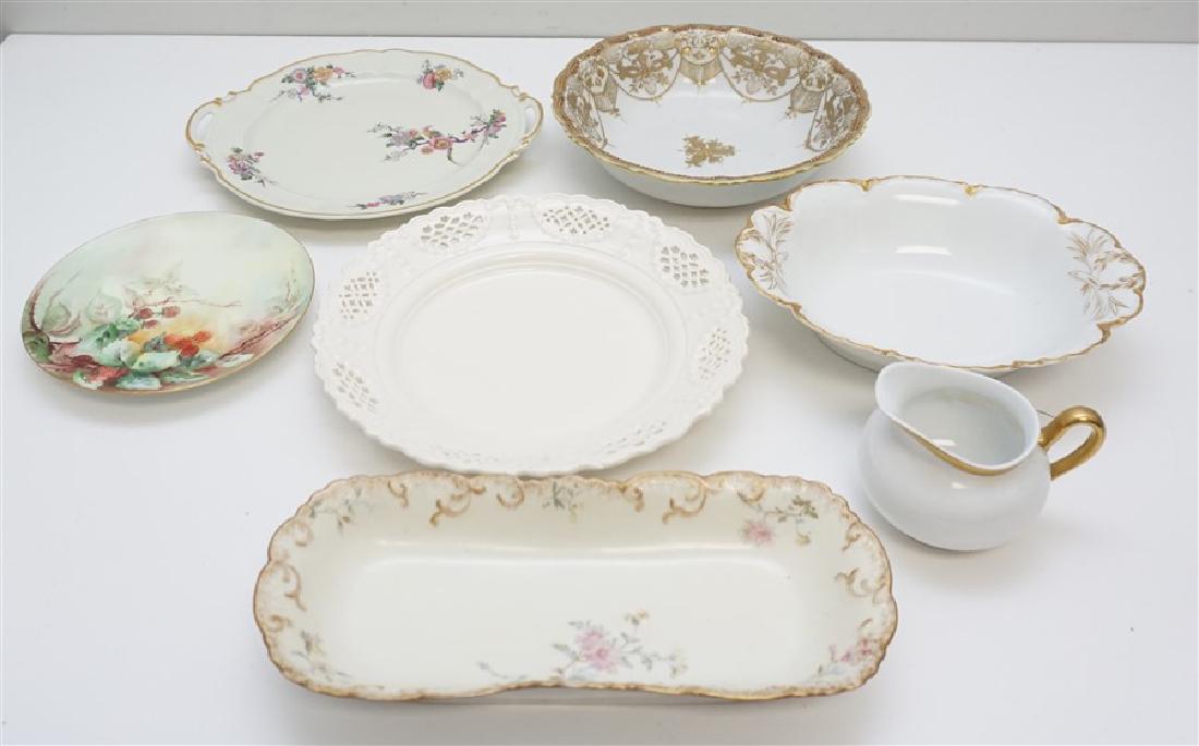 7 pc PORCELAIN SET LIMOGES - NIPPON (1 of 8)