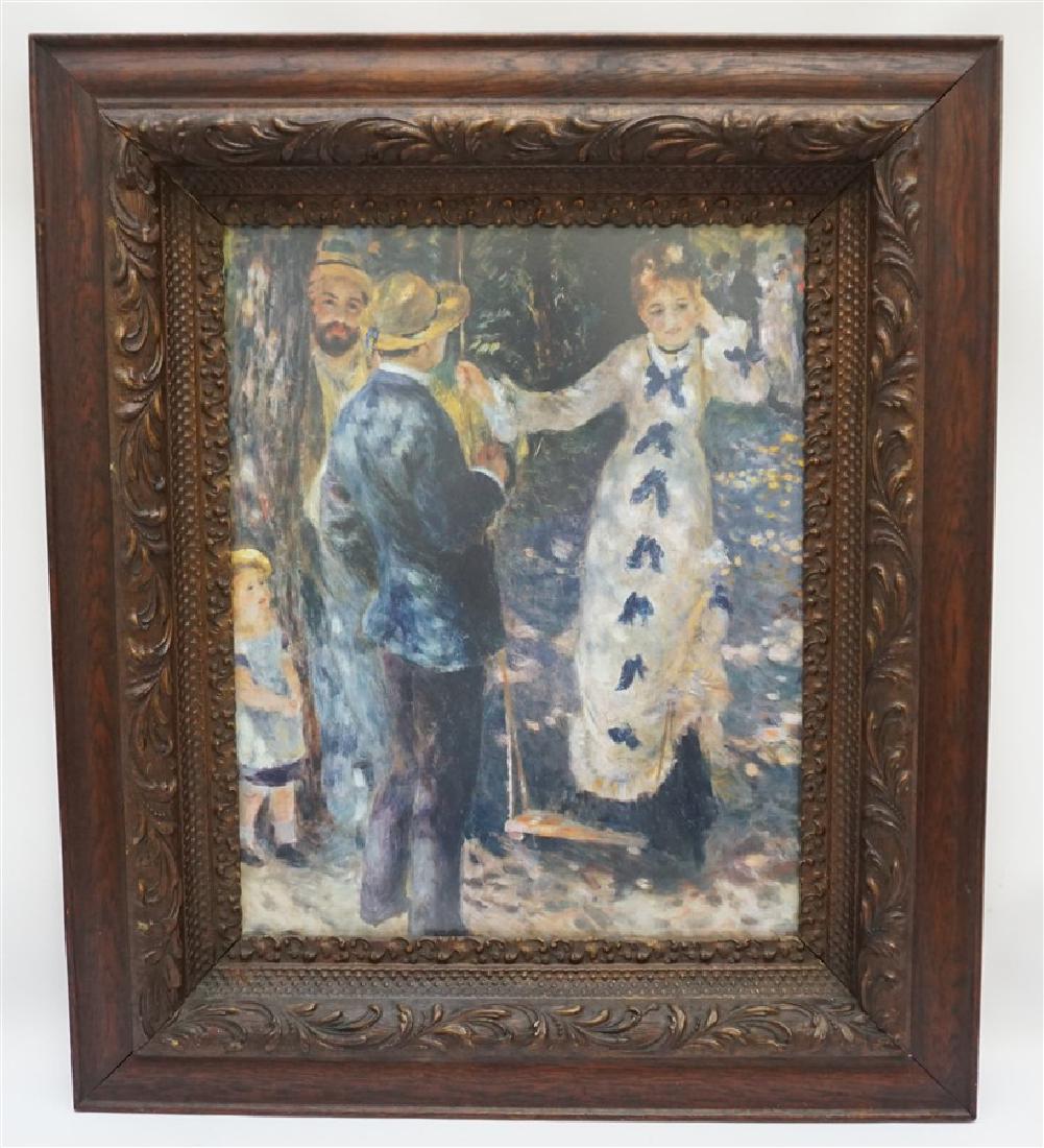 RENOIR PRINT IN CARVED WOOD FRAME (1 of 6)