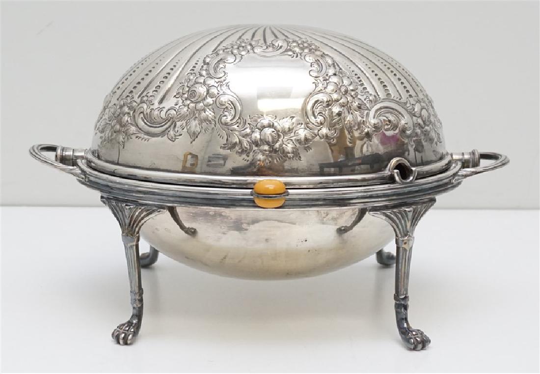 ATKIN BROTHERS SILVER PLATED COVERED SERVER (1 of 10)