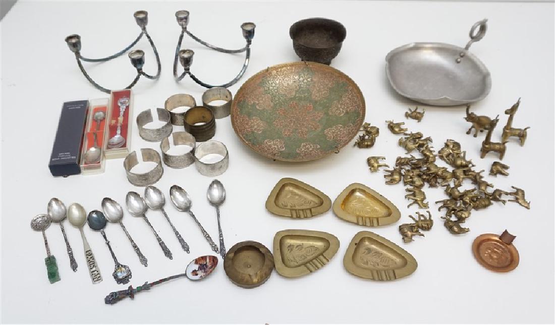 LARGE LOT VINTAGE BRASS & METALS (1 of 8)