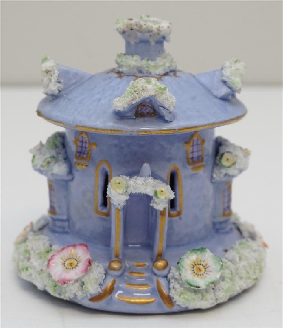 STAFFORDSHIRE c. 1840 PASTILLE BURNER (1 of 9)