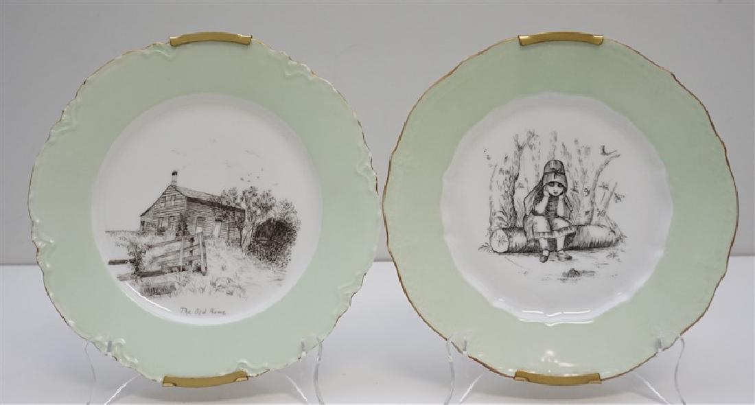 PAIR HAVILAND LIMOGES 1902 PLATES (1 of 7)