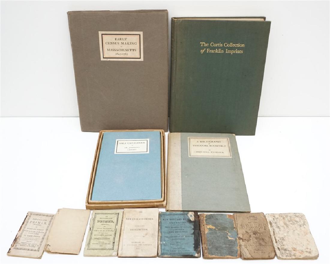 12 ANTIQUE RARE PRIMERS & BOOKS