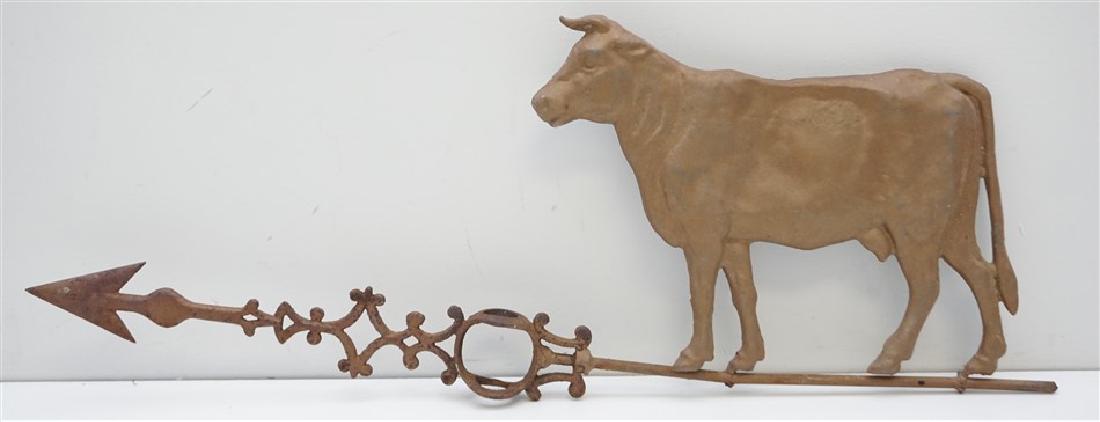 HOLLOW ZINC COW WEATHERVANE (1 of 6)
