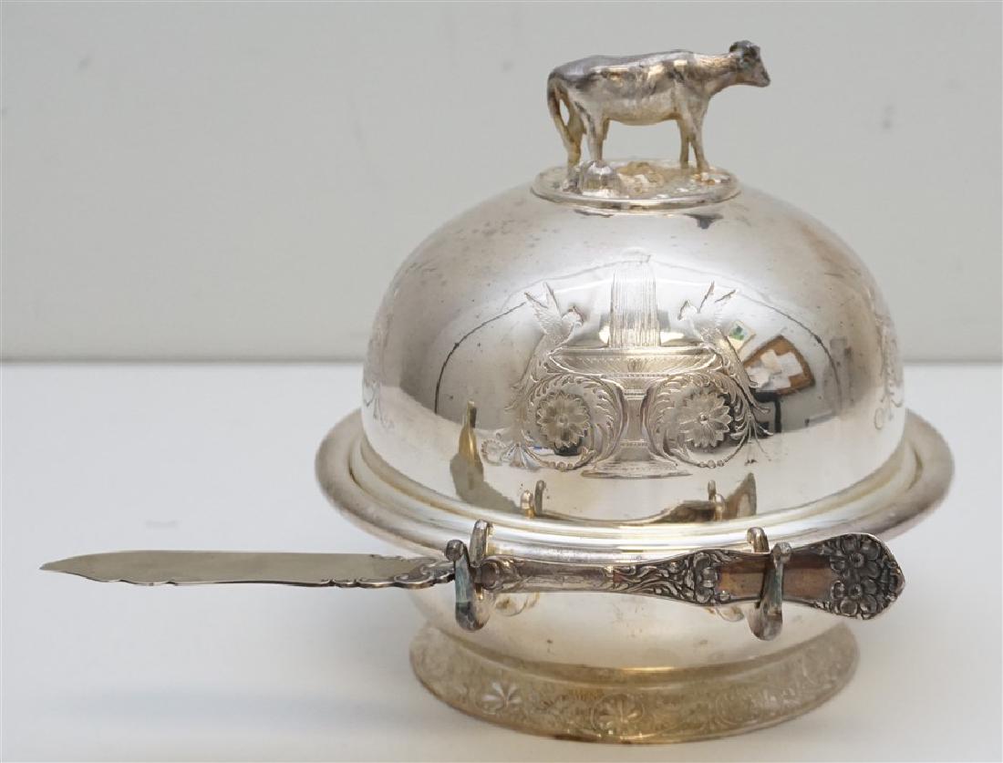 VICTORIAN QUADRUPLE PLATE BUTTER (1 of 9)