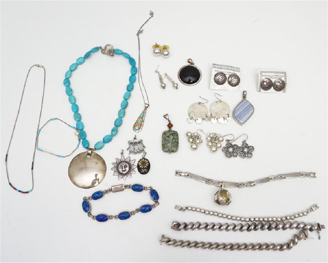 22 PC STERLING ESTATE JEWELRY (1 of 6)