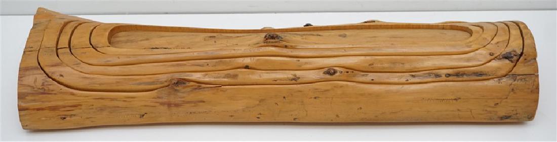 LARGE CARVED OLIVE WOOD ISRAEL (1 of 6)