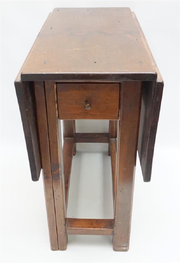 ANTIQUE AMERICAN CHERRY PEMBROKE (1 of 6)