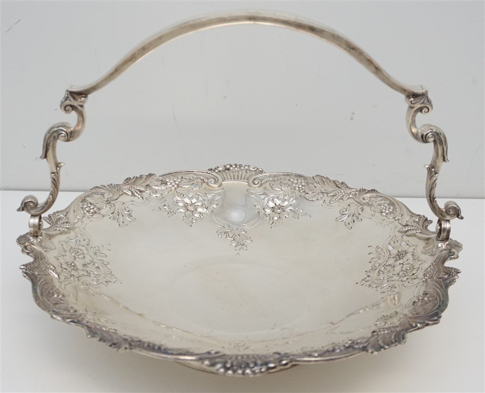 LARGE STERLING GORHAM BASKET (1 of 12)