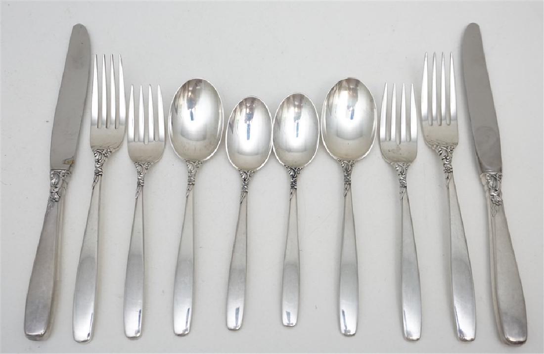 TWO 5 PIECE LUNT STERLING PLACE SETTINGS (1 of 5)