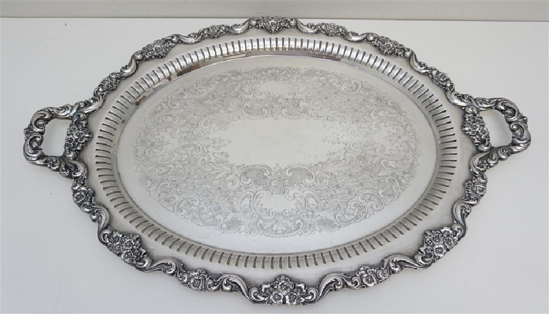 LARGE LANCASTER ROSE WAITER TRAY