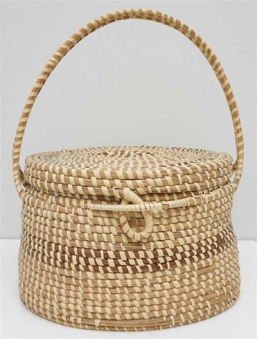 LARGE GULLAH SWEETGRASS BASKET
