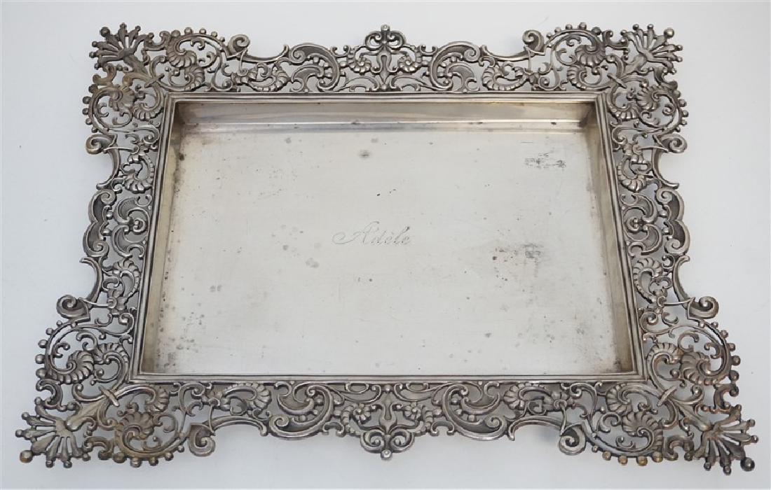 ORNATE GORHAM STERLING 1891 TRAY (1 of 9)