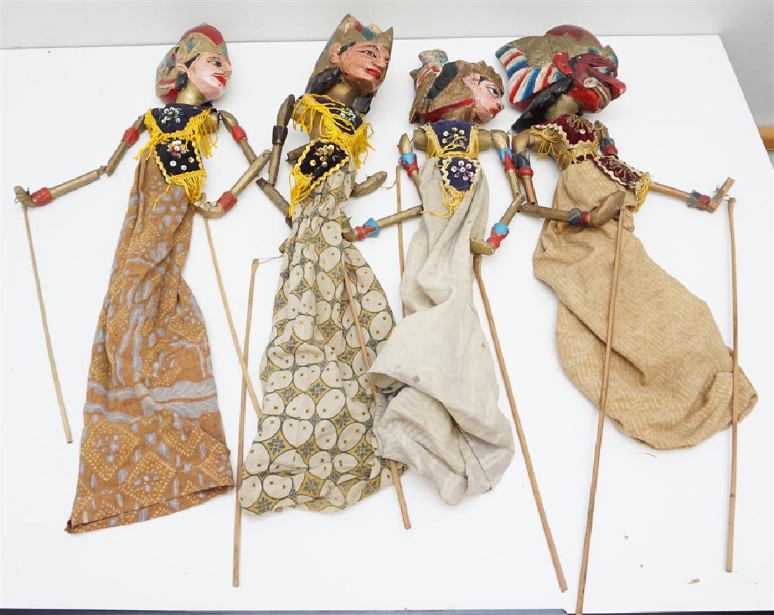 Indonesian Vintage Wayang Golek Puppet Art Collectibles Sculpture Vadel Com