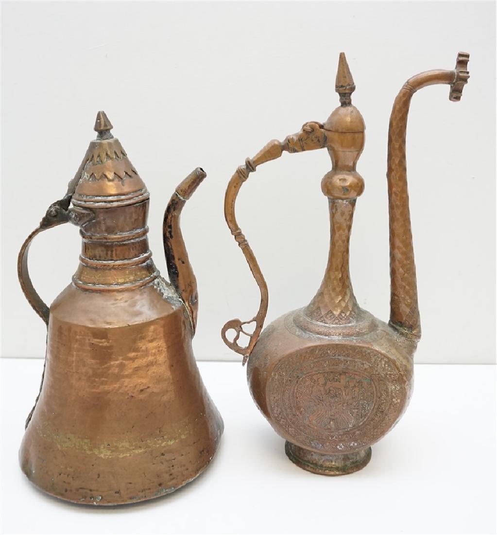 2 COPPER TURKISH BEDOUIN DALLAHS (1 of 9)