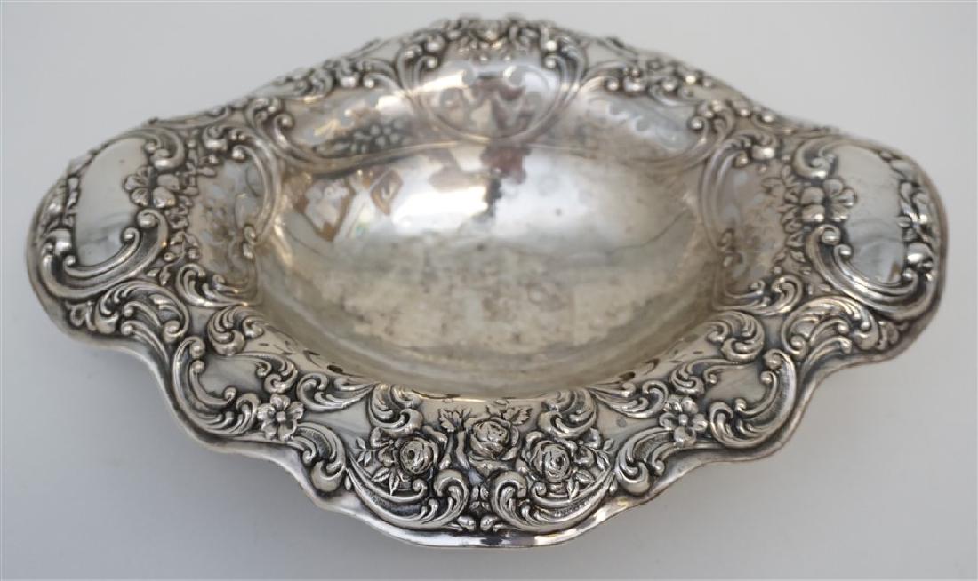 GORHAM STERLING 1898 ORNATE BOWL (1 of 8)