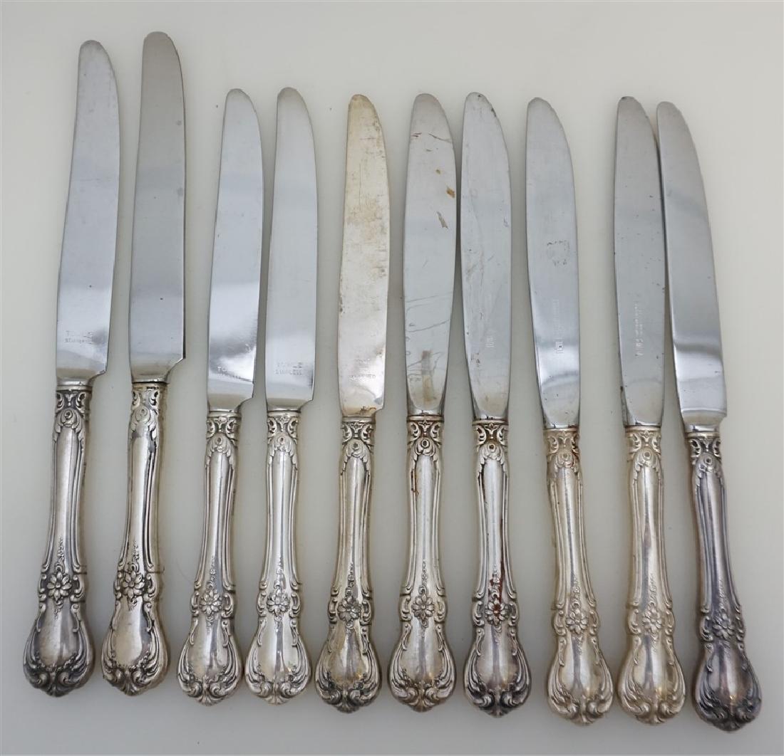 10 TOWLE STERLING OLD MASTER DINNER KNIVES (1 of 6)
