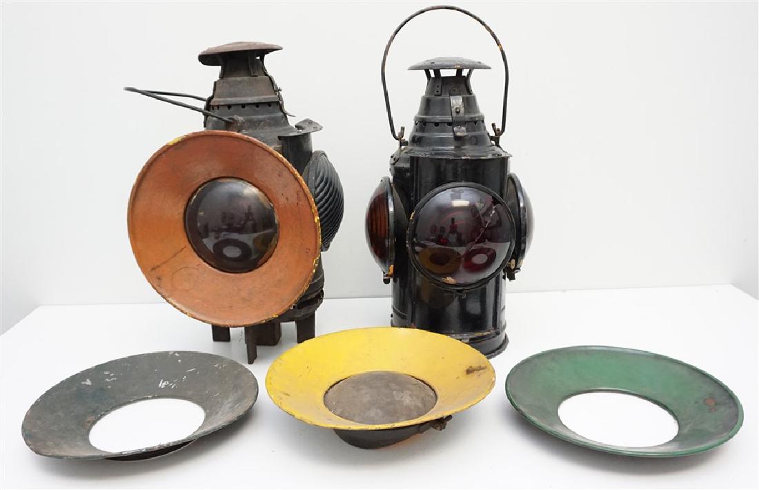 2 DRESSEL RAILROAD LANTERNS (1 of 8)