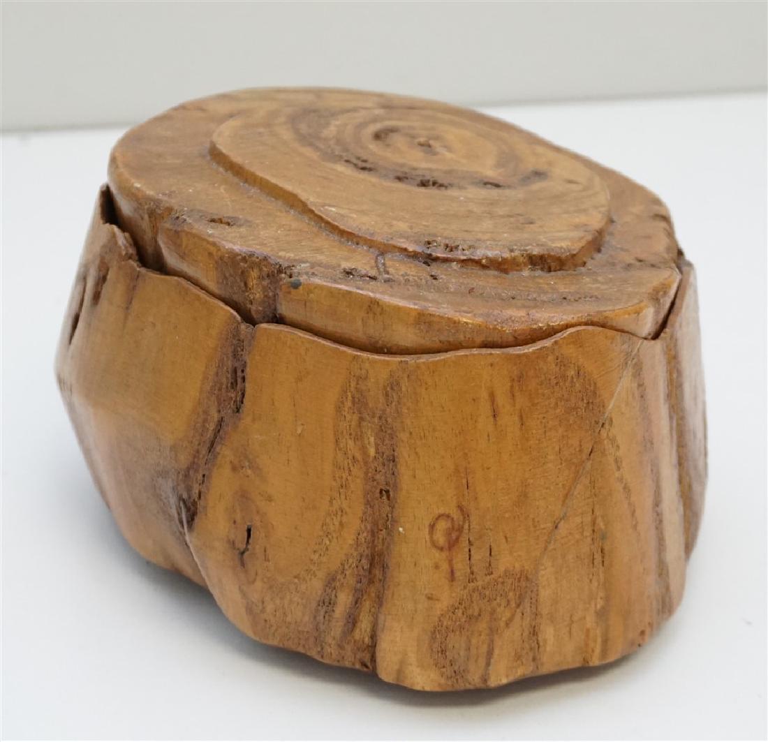 CARVED OLIVE WOOD BOX ISRAEL (1 of 7)