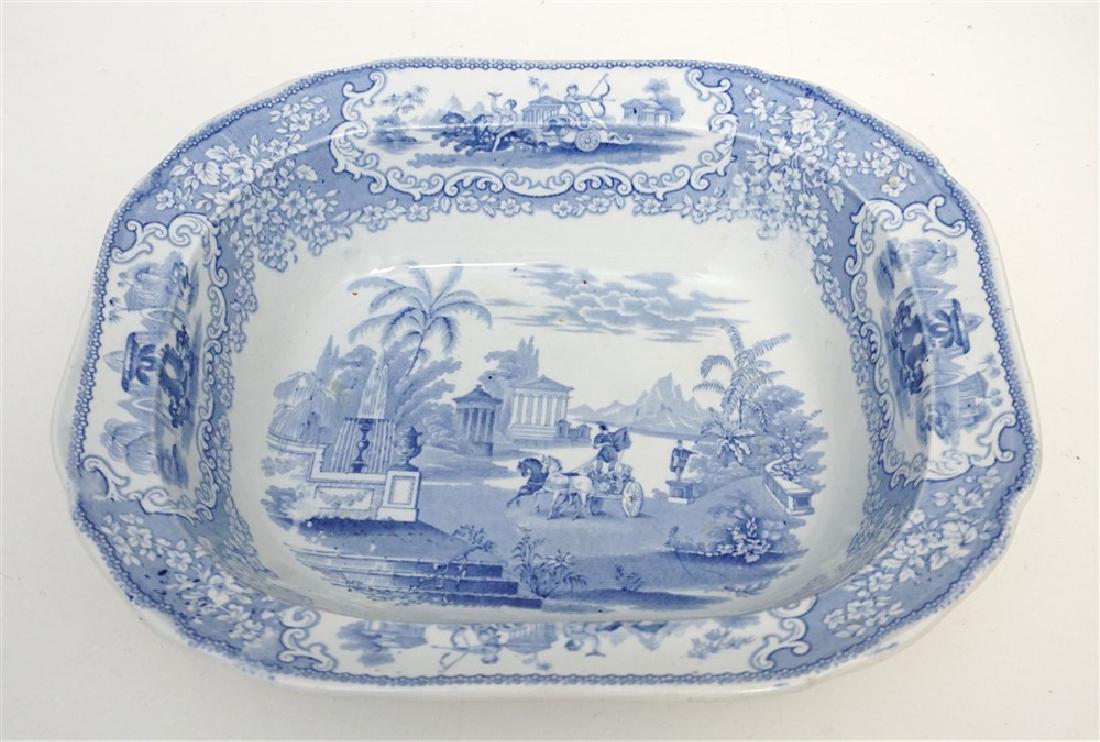 ANTIQUE TRIUMPHAL CAR LARGE BOWL (1 of 8)