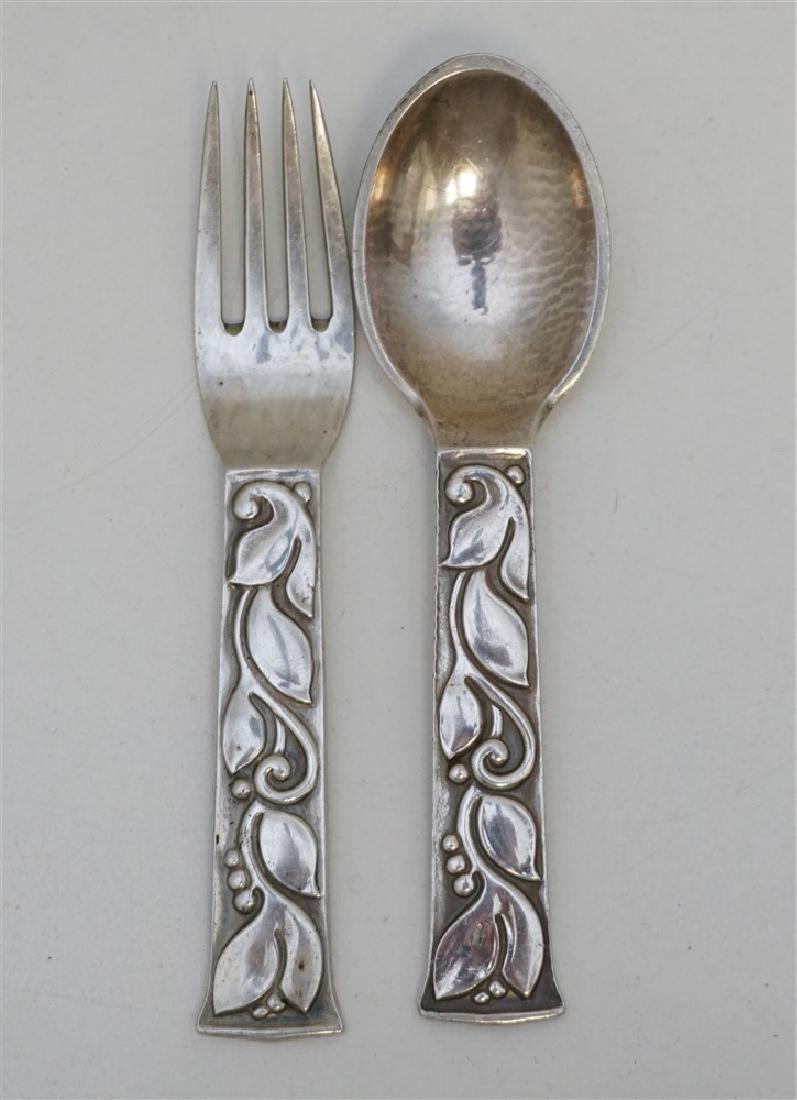 DANISH SILVER EVALD NIELSEN CHILDS SET (1 of 3)