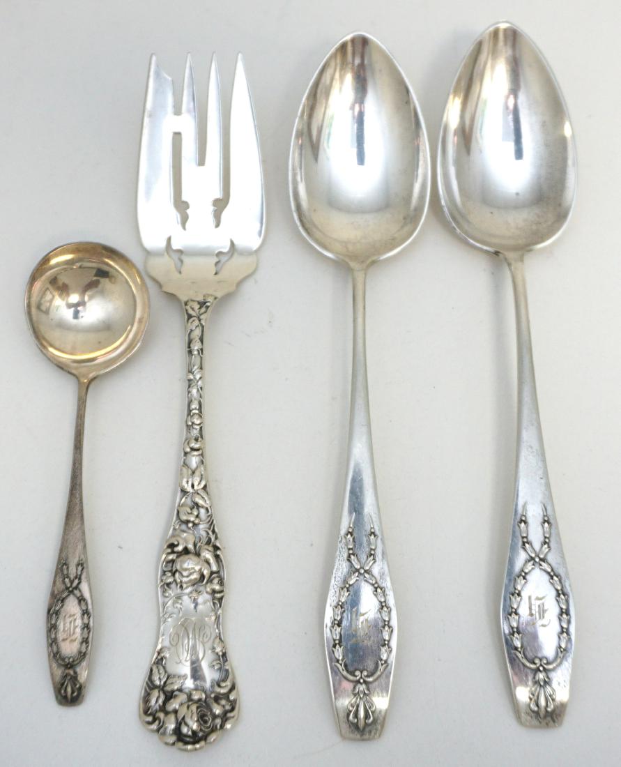 4 PC AMERICAN STERLING SERVING PIECES (1 of 7)