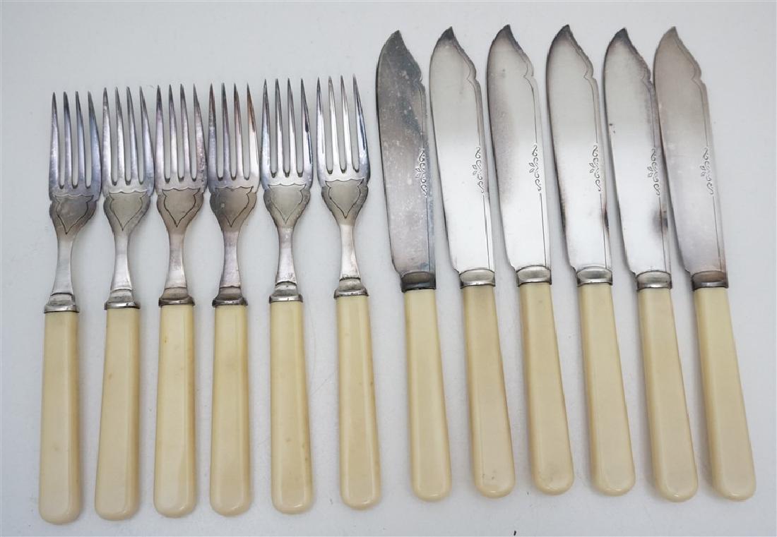 ENGLISH EPNS FISH SET (1 of 6)