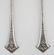 2 GORHAM STERLING LARGE CLASSIC BOUQUET - 2