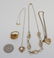 4 pc 14K & GF ESTATE JEWELRY - 4