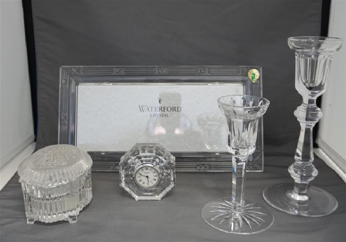 5 PC WATERFORD FRAME - MUSIC - CLOCK (1 of 8)