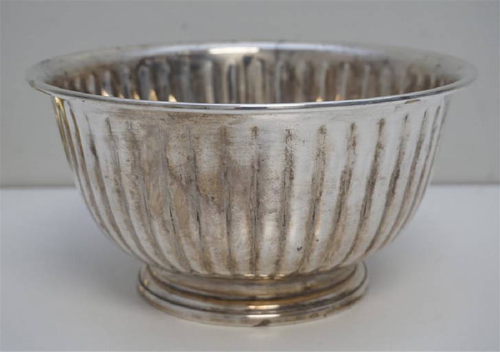 American Sterling Fluted Fruit Bowl