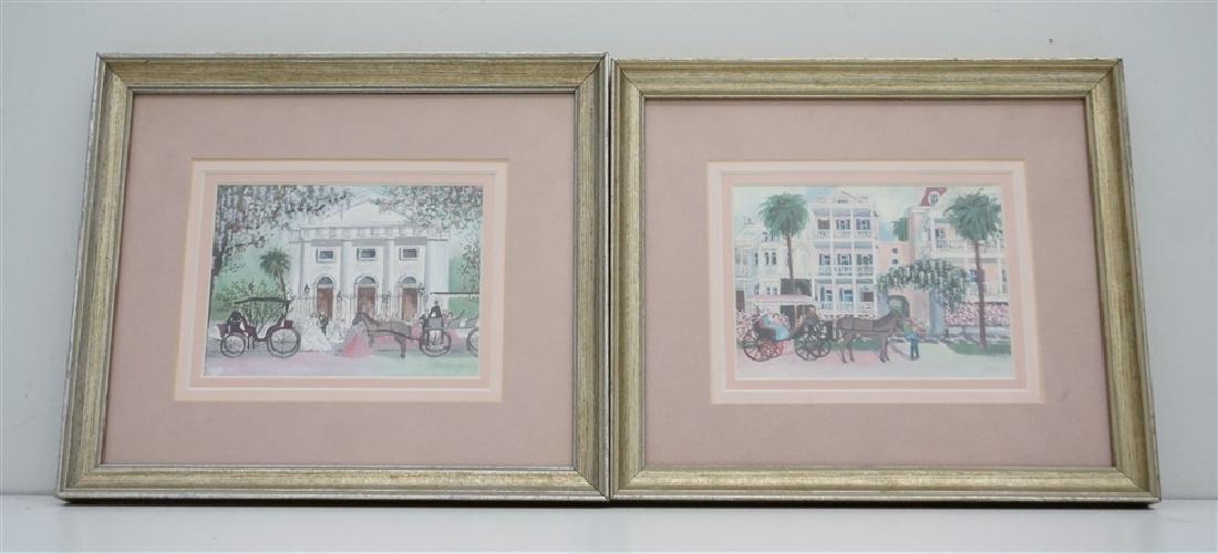 PAIR BONNIE HOLDEN CHARLESTON PRINTS (1 of 7)