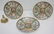 3 ROSE MEDALLION PLATES & BOWL - 7