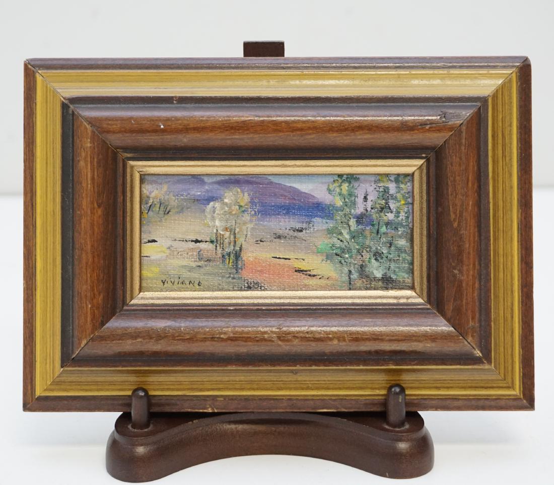 HELEN VIVIANO (1917-2012) MINIATURE LANDSCAPE (1 of 6)