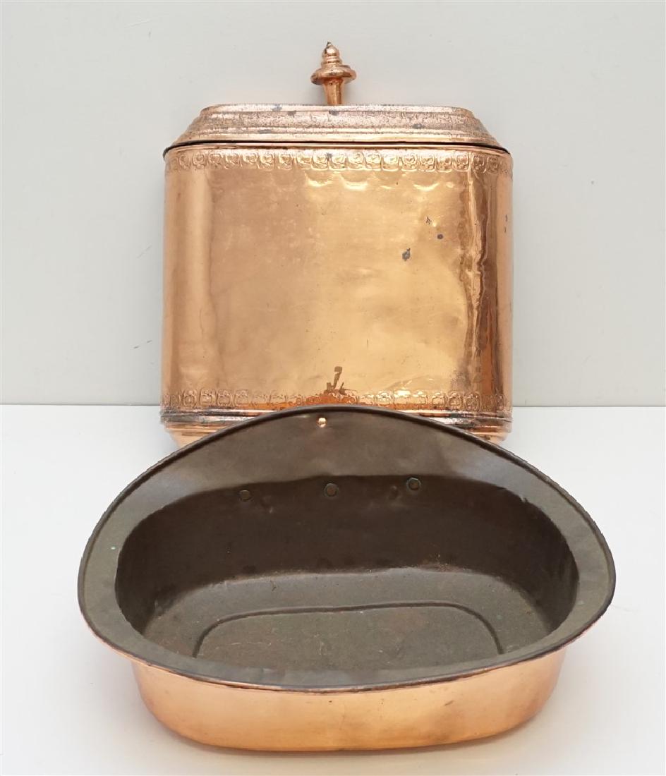 FRENCH 19th c COPPER LAVABO (1 of 10)
