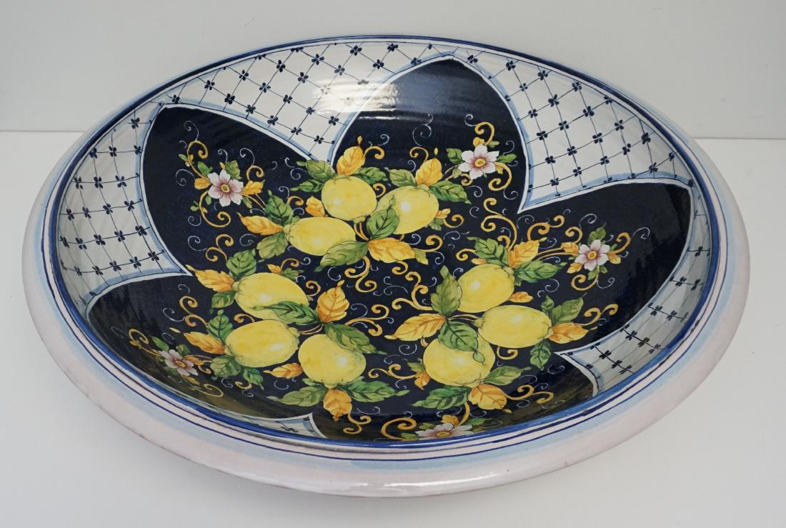 LARGE ITALIAN CERAMICHE D'ARTE BOWL (1 of 10)