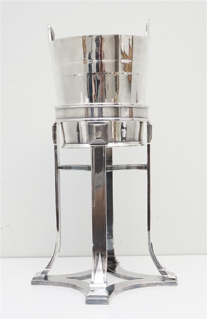 ART DECO CHAMPAGNE BUCKET W STAND (1 of 8)