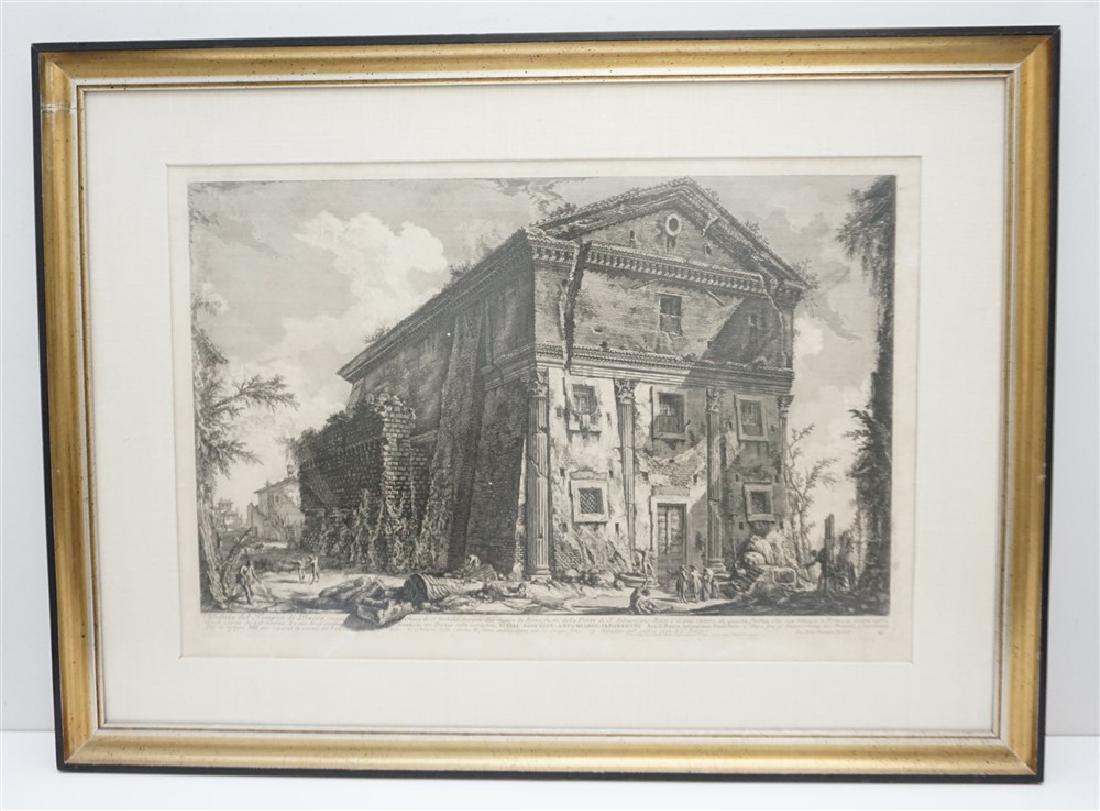 c 1758 GIOVANNI BATTISTA PIRANESI ETCHING (1 of 10)