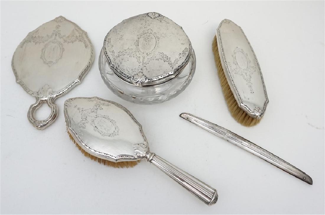 5 pc KERR STERLING VANITY SET (1 of 11)