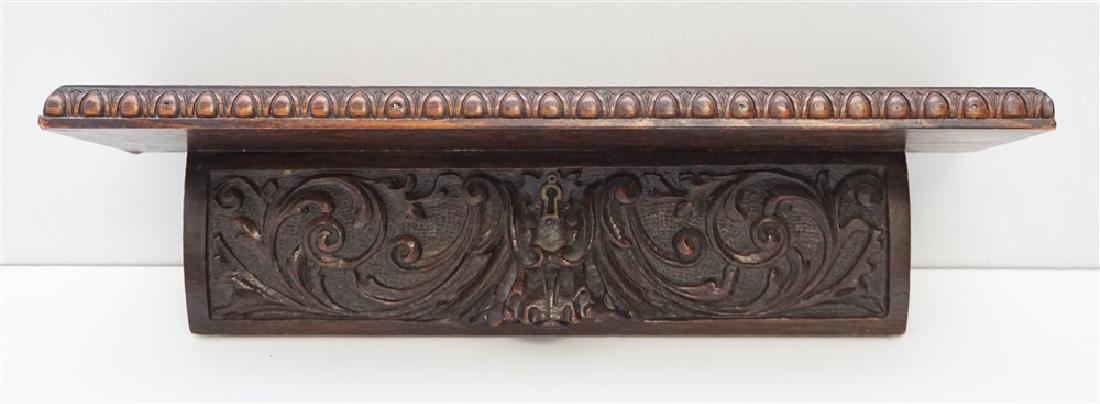 ANTIQUE ENGLISH OAK SHELF (1 of 6)